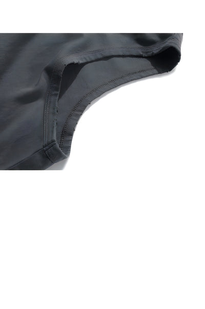 Oversized Sleeveless Vest Solid Color Basic Tee - The Beluga Tee