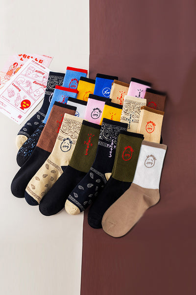 Cotton Tide Brand Socks AJ1 Barb TS Joint casual Sports Stockings For Unisex - The Beluga Tee