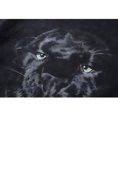 Oversized Black Panther Graphic Tee - The Beluga Tee