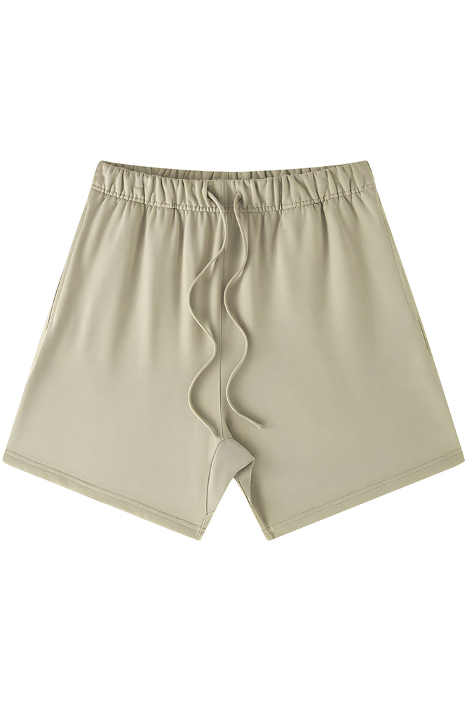 Cotton Basic Street Relaxed Five Points Shorts - The Beluga Tee