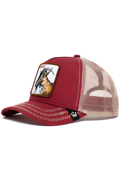 Mesh Animal Embroidered Trucker Hat - The Beluga Tee